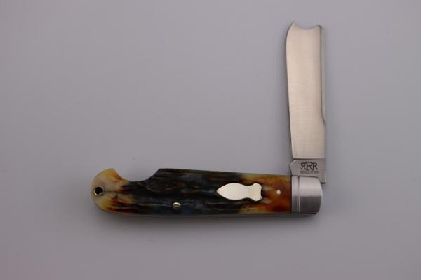 Rough Ryder Reserve Cinnimon Bone Stag One Arm Razor Folding Knife RRR001CB Rough Ryder Reserve Cinnimon Bone Stag One Arm Razor Folding Knife RRR001CB