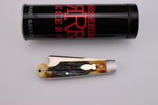 Rough Ryder Reserve Cinnimon Bone Stag One Arm Razor Folding Knife RRR001CB