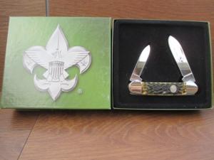 Case XX Official Boy Scout Knife   Canoe