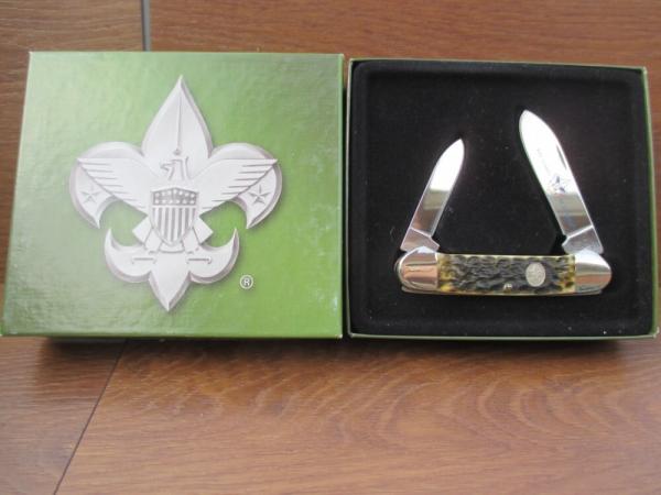Case XX Official Boy Scout Knife   Canoe