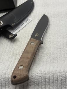 Buck USA Compadre Fixed Blade 0104BRS1-B Camp / Hunting Knife w Sheath