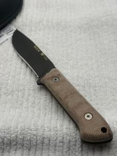Buck USA Compadre Fixed Blade 0104BRS1-B Camp / Hunting Knife w Sheath