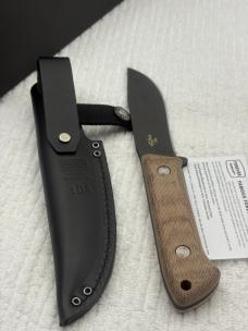 Buck USA Compadre Fixed Blade 0104BRS1-B Camp / Hunting Knife w Sheath
