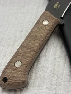 Buck USA Compadre Fixed Blade 0104BRS1-B Camp / Hunting Knife w Sheath