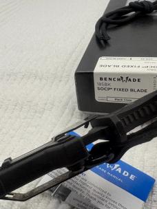 Benchmade 185BK SOCP Fixed Blade Knife NIB Made In USA