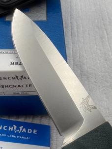 Benchmade Bushcrafter 162 Fixed Blade Sheath Knife New In Box Made In USA