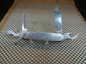 CAMILLUS US MILITARY VINTAGE 1973 USA MILITARY SURVIVAL amp MULTI-TOOL FOLDING POCKET KNIFE amp KEY RING