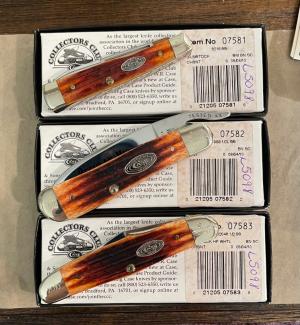 Case CCC 2010 Annual 3 pc set Chestnut bn