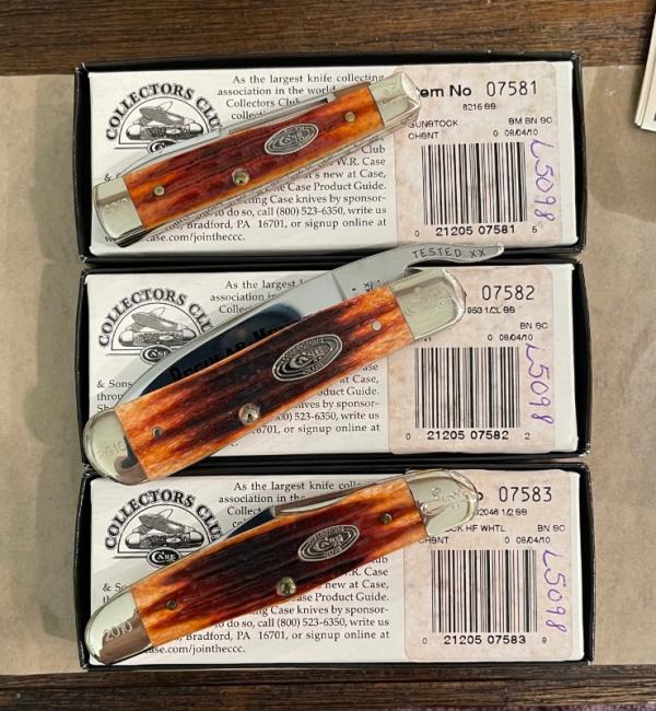 Case CCC 2010 Annual 3 pc set Chestnut bn
