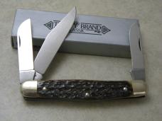 Boker Tree Brand Solingen Germany Bone 8573 Stockman Knife NIB