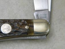 Boker Tree Brand Solingen Germany Bone 8573 Stockman Knife NIB