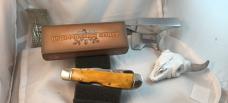 Discontinued Rough Rider RR1070 Outdoorsman Series Knife Lock Trapper Acorn made in 2009" NOS