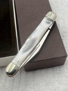 Shapleighs St Louis USA Made In Germany 3 Blade Pearl Whittler Pocket Knife