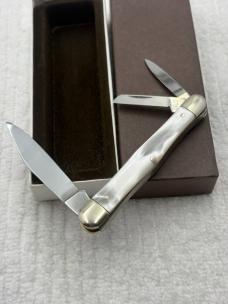 Shapleighs St Louis USA Made In Germany 3 Blade Pearl Whittler Pocket Knife