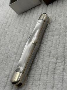 Shapleighs St Louis USA Made In Germany 3 Blade Pearl Whittler Pocket Knife