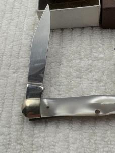 Shapleighs St Louis USA Made In Germany 3 Blade Pearl Whittler Pocket Knife