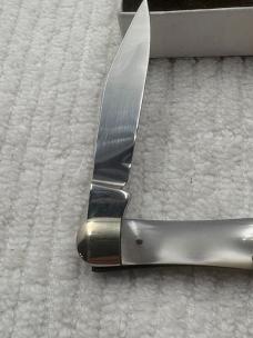 Shapleighs St Louis USA Made In Germany 3 Blade Pearl Whittler Pocket Knife