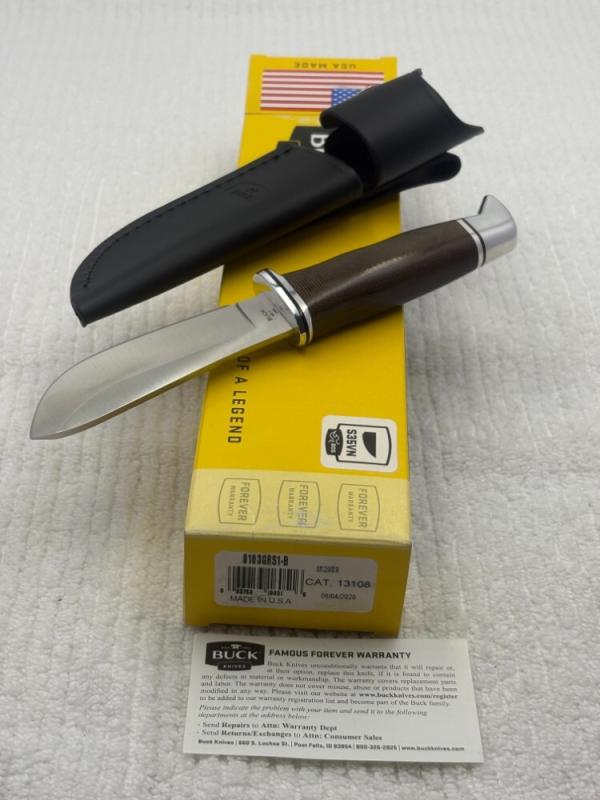 Buck USA 0103GRS1-B Skinner Pro Fixed Blade w Sheath NIB