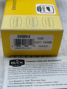 Buck USA 0103GRS1-B Skinner Pro Fixed Blade w Sheath NIB