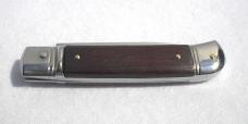 NEW OLD STOCK AKC 8" ITALIAN LEVER LOCK SWITCHBLADE SANTOS WOOD MANIAGO ITALY - NEVER USED - MINT 