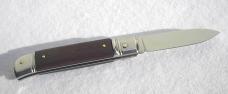 NEW OLD STOCK AKC 8" ITALIAN LEVER LOCK SWITCHBLADE SANTOS WOOD MANIAGO ITALY - NEVER USED - MINT 