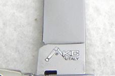 NEW OLD STOCK AKC 8" ITALIAN LEVER LOCK SWITCHBLADE SANTOS WOOD MANIAGO ITALY - NEVER USED - MINT 
