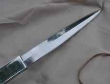 Gil Hibben Silver Shadow Dagger 12 1/2" OAL 7 1/2" Blade 420c Stainless Wire Wrapped Handle 