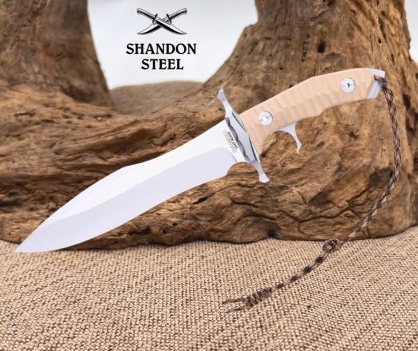 Rambo Last Blood Stallone Heartstopper Bowie Full Tang Combat Knife UC3461 7Cr17