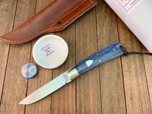 Great Eastern Cutlery Tidioute P74 Fixed Blade Denim Blue Micarta 2025