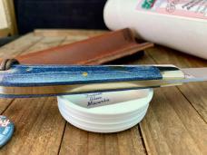 Great Eastern Cutlery Tidioute P74 Fixed Blade Denim Blue Micarta 2025