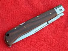 New 11" Italian Roma style Swinguard Switchblade knife Wood handles