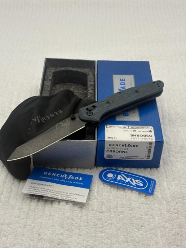 Benchmade  940BK-2404 Ltd Ed Osborne New In Box Made In USA
