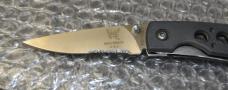 Benchmade USA Model 612 Crawford Design ATS34 Mint 3 7/8" Closed Half Serrated Easy Open Liner Lock