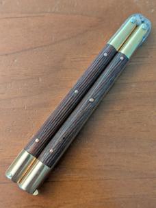 PHILIPPINES ORDINANCE BALI WITH OLD FILE BAYONET BLADE 23CM