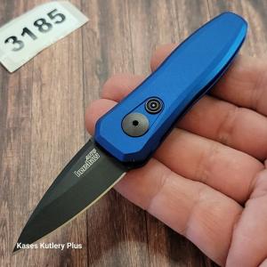 Kershaw 7500BLUBLK Launch 4 AUTO Folding Knife 1.9" CPM-154 Black DLC Blade, Blue Aluminum Handles