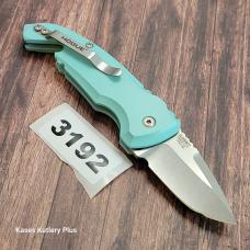 Hogue Elishewitz A01-Microswitch AUTO Folding Knife 1.95" CPM-154 Tumbled Drop Point Blade, Aquamari