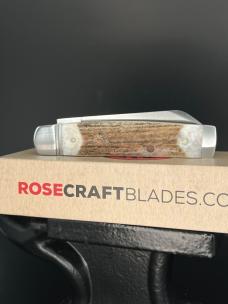Excellent NIB Rosecraft Blades  Sweetwater Creek Stag Senator RCT021-STG