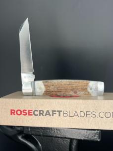 Excellent NIB Rosecraft Blades  Sweetwater Creek Stag Senator RCT021-STG
