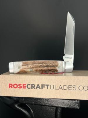 Excellent NIB Rosecraft Blades  Sweetwater Creek Stag Senator RCT021-STG