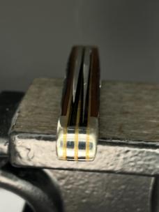 Beautiful Case Medium Jack Knife 62087 Jigged Brown Delrin - 1990s