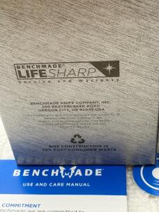 Benchmade 533SL-07  Mini Bugout New In Box Made In USA 