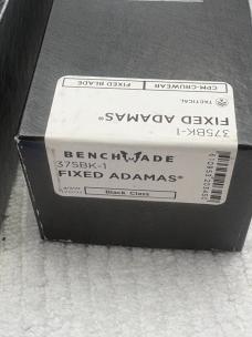 Benchmade 375BK-1 Adamas Tactical Fixed Blade Knife New In Box Made In USA