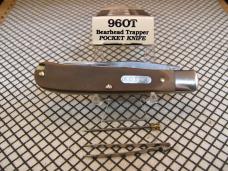 SCHRADE OLD TIMER 96OT BEARHEAD TRAPPER VINTAGE U.S.A. CARBON STEEL NEW POCKET KNIFE W/BOX & PAPERS