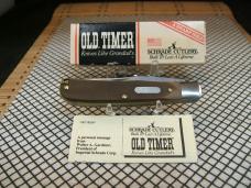 SCHRADE OLD TIMER 96OT BEARHEAD TRAPPER VINTAGE U.S.A. CARBON STEEL NEW POCKET KNIFE W/BOX & PAPERS
