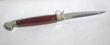 NEW AGA CAMPOLIN MINT 12" ITALIAN SICILIANO FIGHTING KNIFE EXOTIC COCOBOLO 4 MIL BLADE N/S BOLSTERS