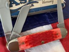 1989 Case xx Centennial Cattle knife (Mdl# R6345 1/2 SS) w Red Bone Handles in Orig box