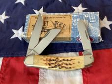 2003 Case xx TB 6339 Sowbelly Knife with Antique Bone Handles -NOS in Orig box