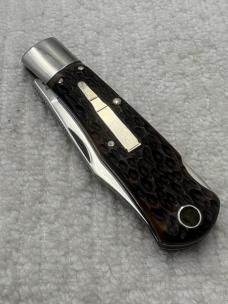 Bowen USA R1306-B 1 Blade Lockback Bullet Knife NIB