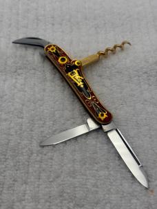 Anheuser Busch Brewing Association Multitool Bartender Tool w Stanhope Lens Showing Adolphus Busch
