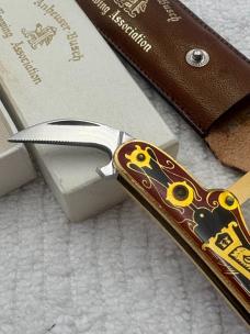 Anheuser Busch Brewing Association Multitool Bartender Tool w Stanhope Lens Showing Adolphus Busch